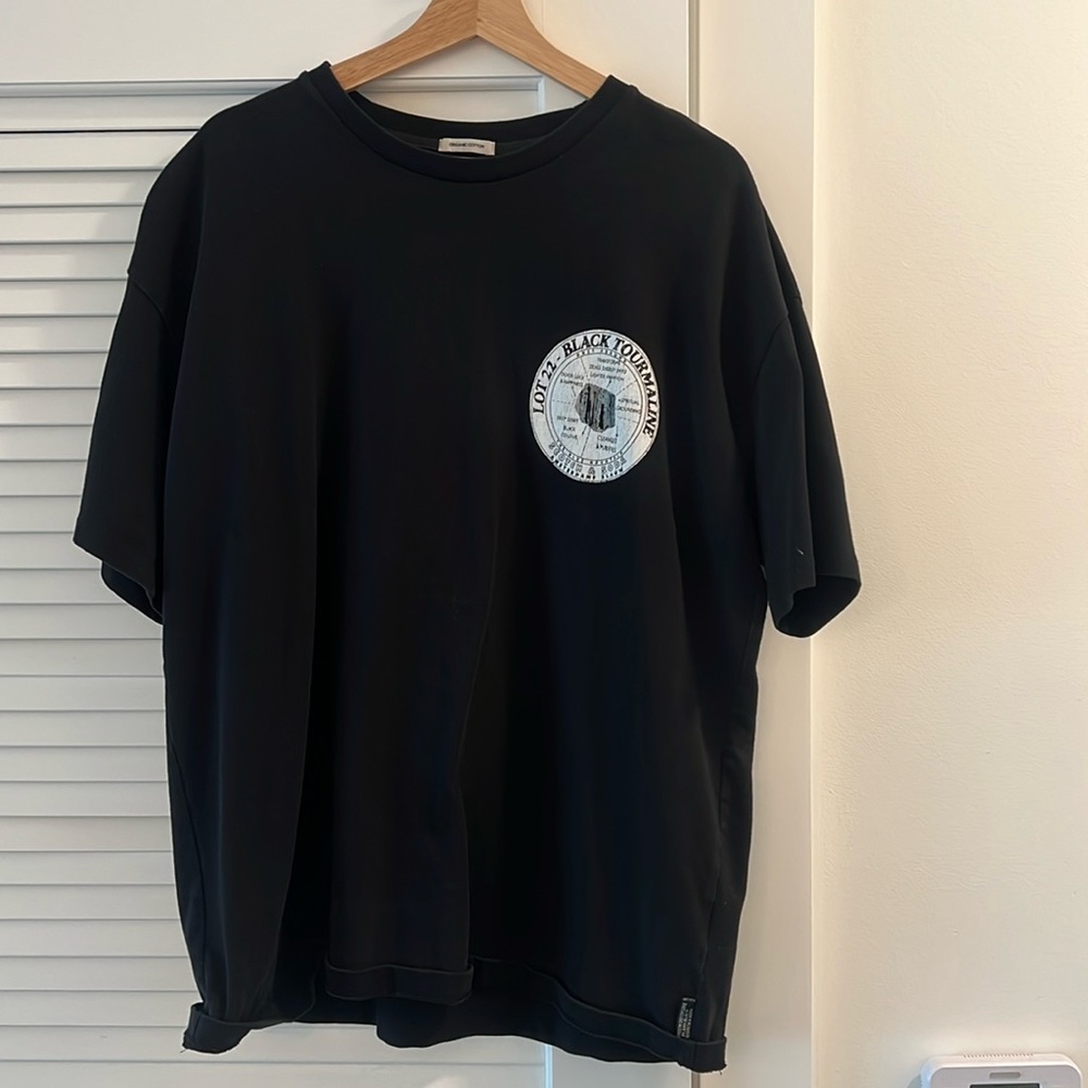 Scotch and soda black tourmaline t shirt